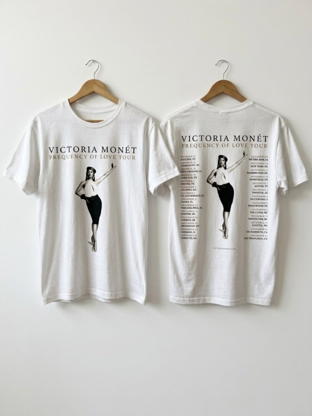 Victoria Monet Frequency Of Love Tour 2026 North America Schedule Dates T-Shirt